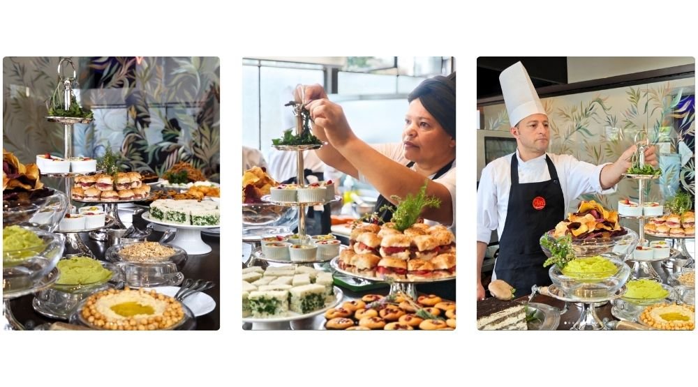 Buffet para evento corporativo