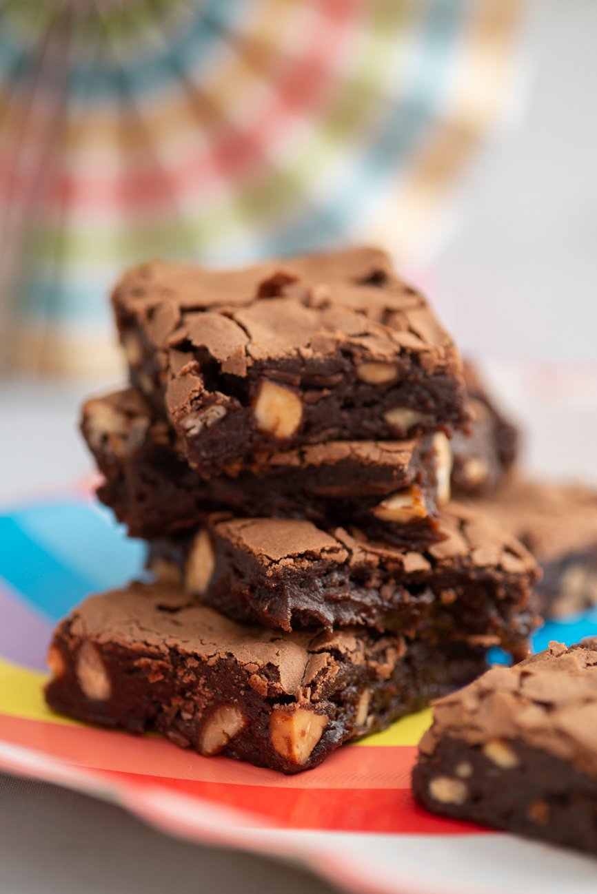 Mini brownie de chocolate