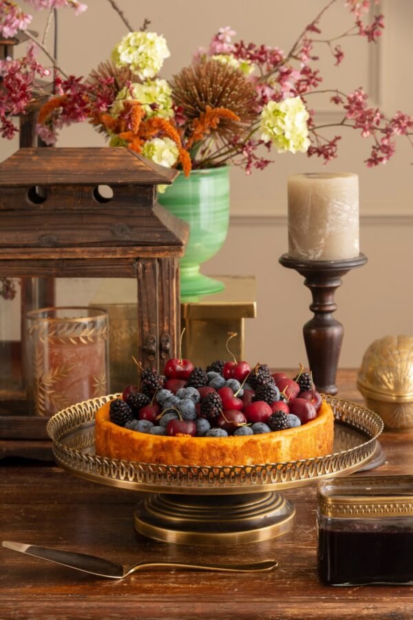 Cheseecake com frutas vermelhas
