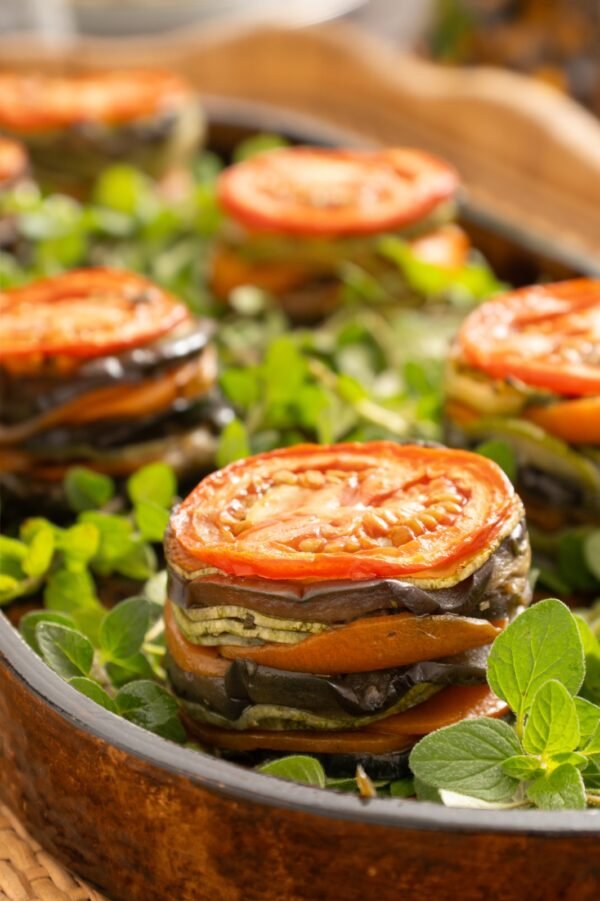 Ratatouille com azeite de ervas